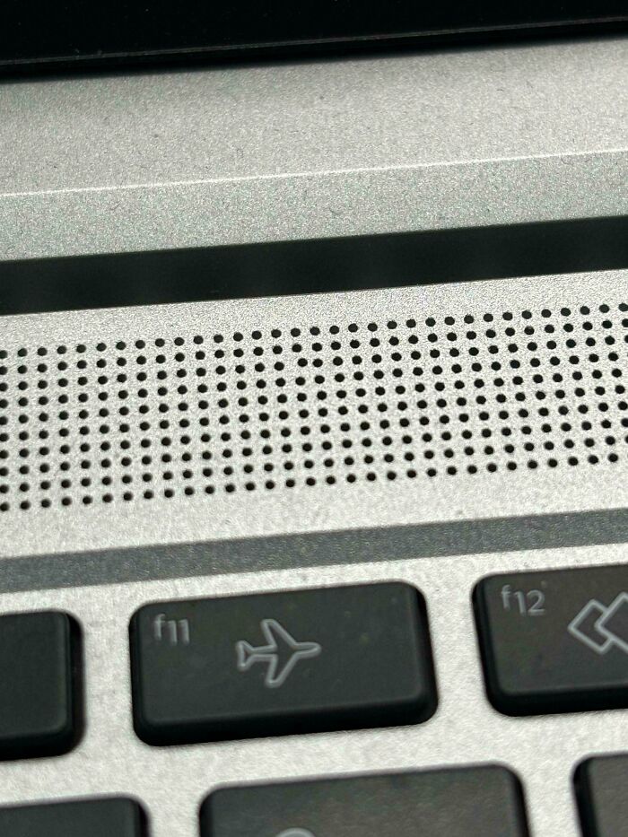 One Of The Vent Holes On My Hp Laptop Is Drilled Offset From The Others