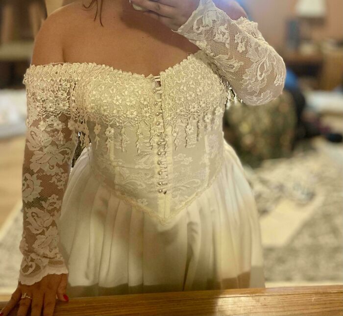 Thrifted My Wedding Dress For $30