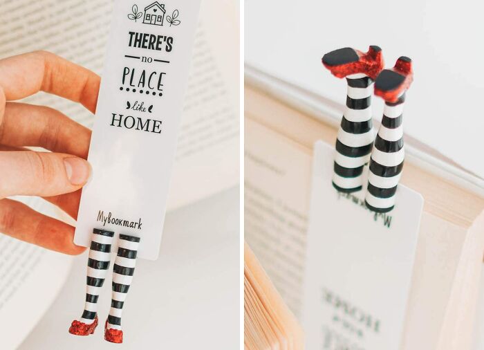 Just Click Your Heels Together And You Will Find Your Spot In The Book Thanks To This Handmade Wicked Witch Bookmark 