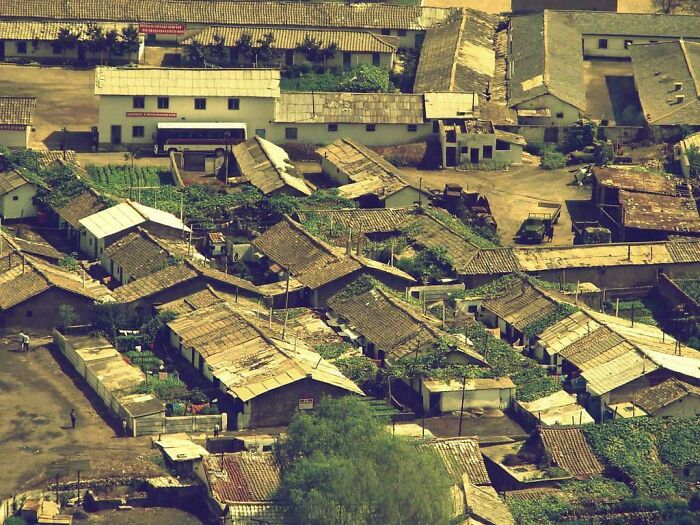 Backstreet In Pyongyang From Juche Tower