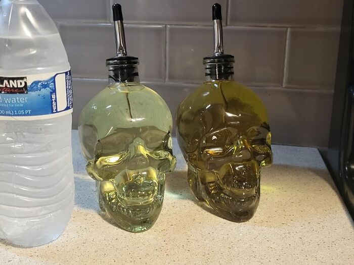 Olive You Will Agree; This Skull Oil Dispencer Is Rad!