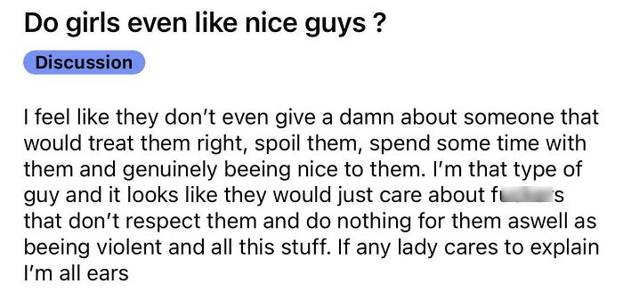 Ngvc: “Do Girls Even Like Nice Guys?”