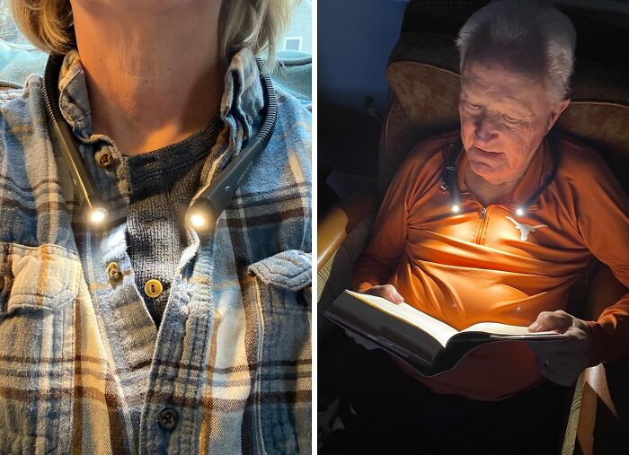 Pop A Neck Reading Light In Your Cart Because You Are An Adult And You Don't Need To Read Secretly Under The Covers With A Flashlight Anymore 