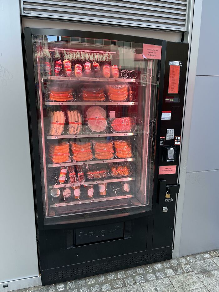 Germany Has Sausage Vending Machines With 24/7 Access To BBQ Meat Products And Mett (Raw Minced Pork)