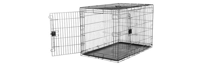 Amazon 2-Door Basic Foldable Dog Crate