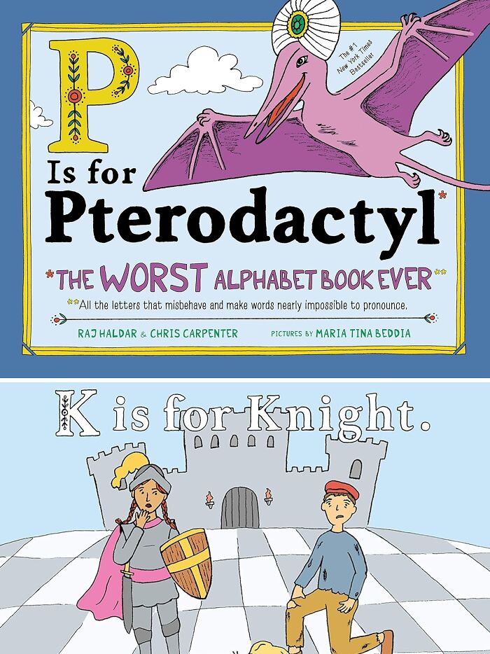 Apparently P Is For Pterodactyl ? This Must Be The Worst Alphabet Book Because We Know That P Is For Panda