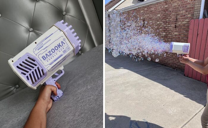 This Bubble Machine Gun Will Have You Feeling Like A Kid Again