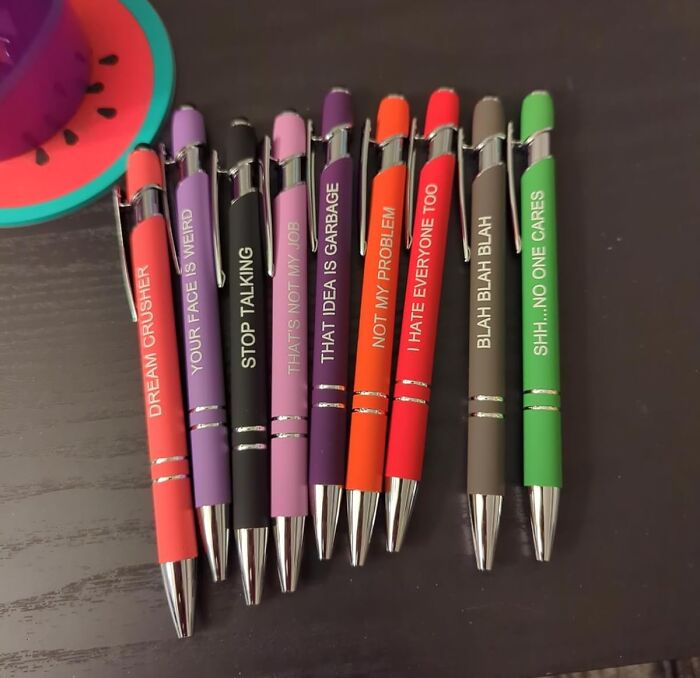 Let These Sarcastic Ballpoint Pens Say What You Are Too Afraid To