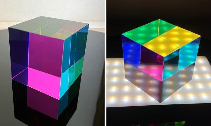 This Fun Optical Illusion Color Cube Brings Some Playfulness To Your Boring Routine 