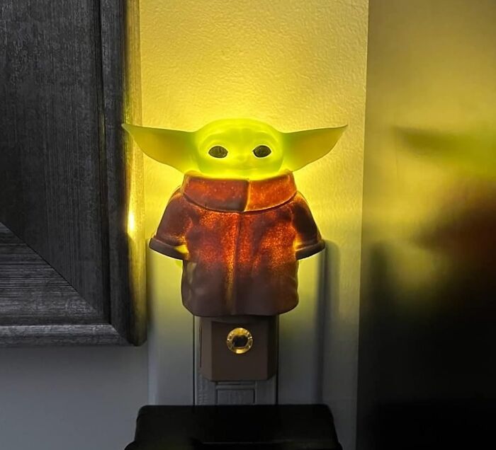The Forsce Is Strong With This Baby Yoda Night Light 