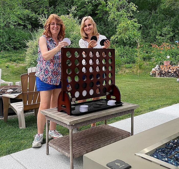 A Set Of Giant Connect 4 Is The Ultimate Garden-Party Addition