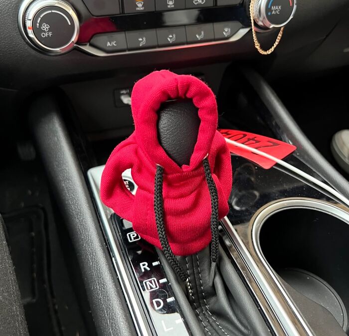 You Can't Conider Your Car Fully Pimped Without This Gear Shift Hoodie Cover 