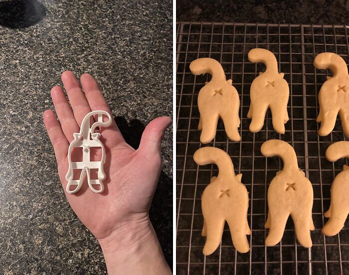 This Kitty Butt Cookie Cutter Is Pawsitively Adorable