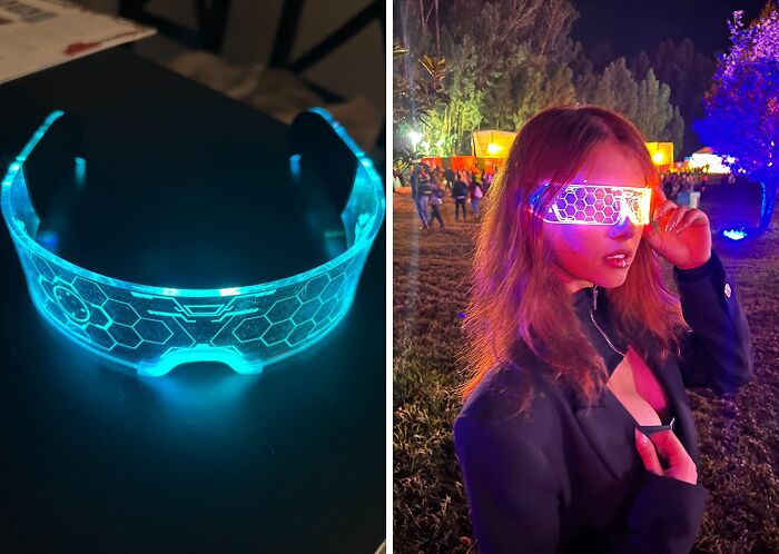 Your Future Is Looking Bright With These LED Visor Glasses 