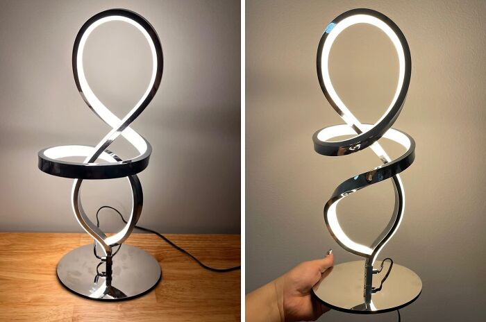 This Elegant Table Lamp Has Us Spiralling Out Of Control!