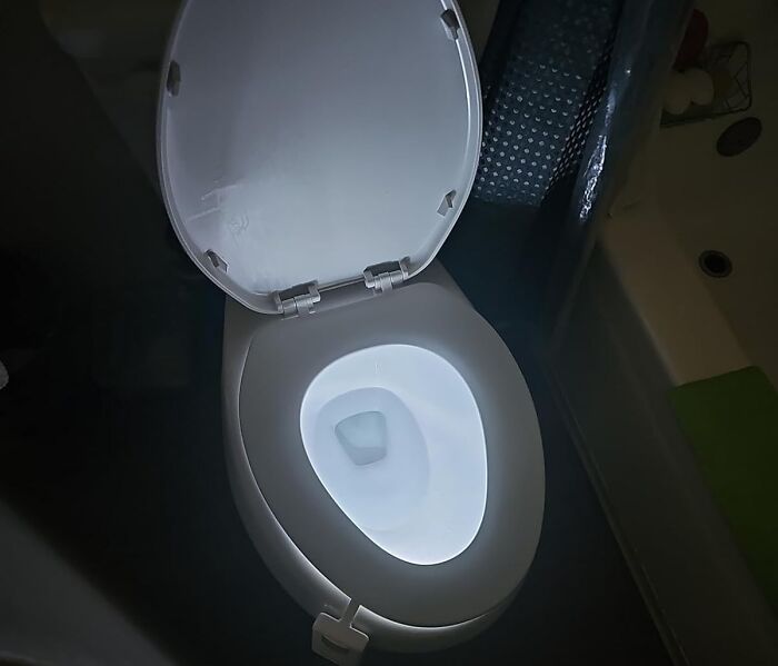 Never Miss The Bowl Again With This Toilet Bowl Night Light With Motion Sensor
