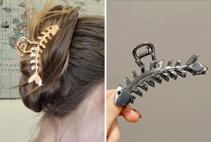 Stand Out From The Crowd With This Fishbone Claw Clip 