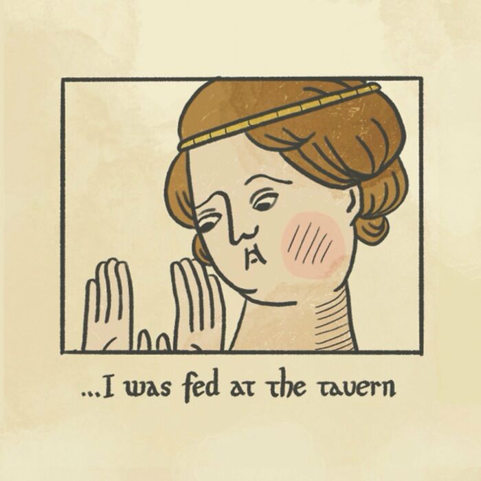 Modern Dating Written In The Style Of Medieval Elegance Results In A Hilarious Comic