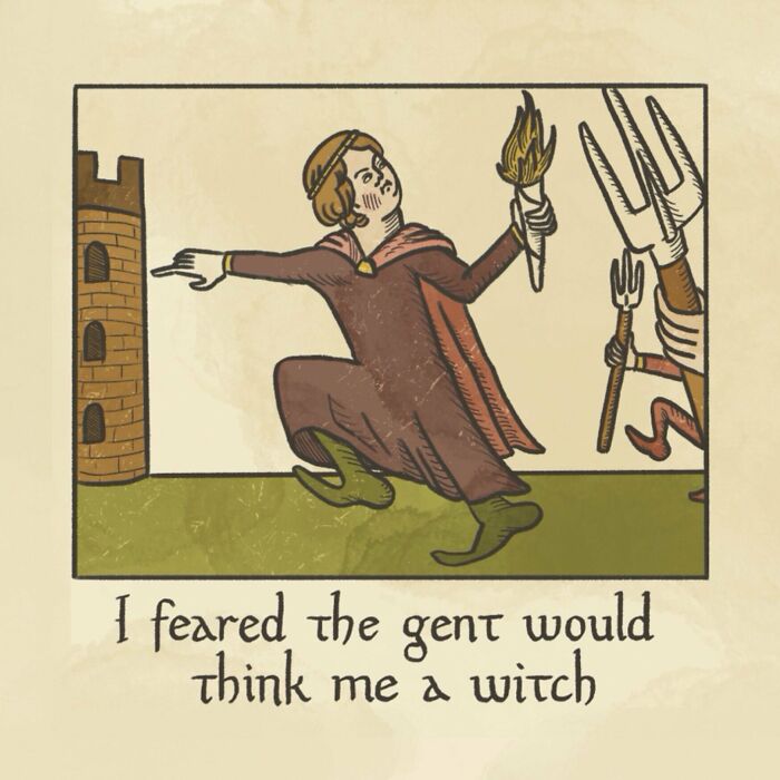 Modern Dating Written In The Style Of Medieval Elegance Results In A Hilarious Comic