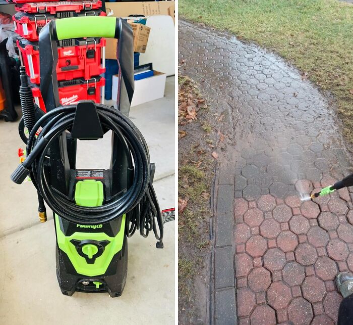 If You Are A Sucker For A Good Before And After Moment, This Electric Pressure Washer Is Right Up Your Ally 