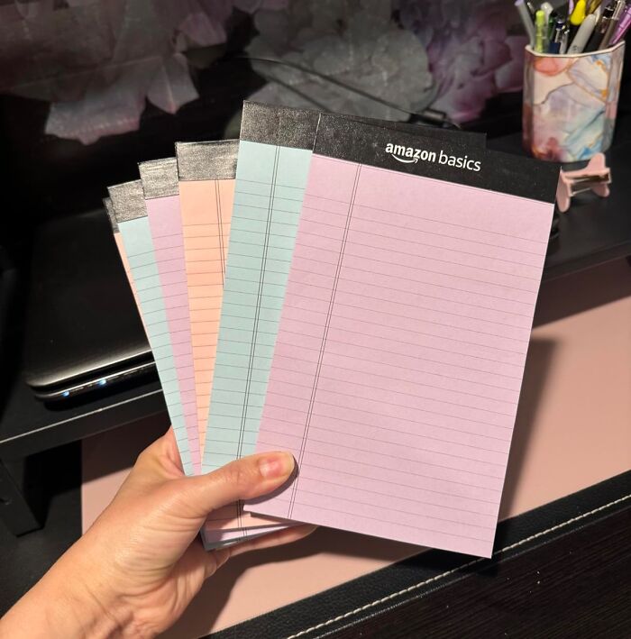  Pastel Colored Lined Writing Pads : Life Is Too Short To Waste It On Boring Paper