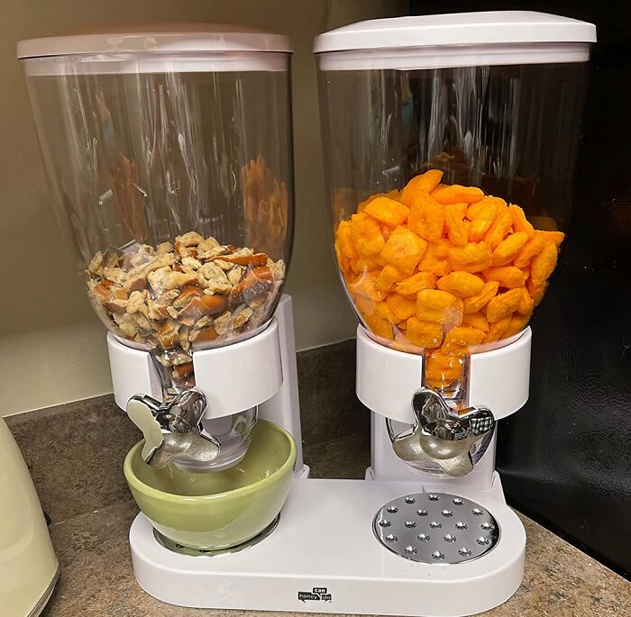 Try A Dry Food Dispenser If You Are A Cereal Organizer 