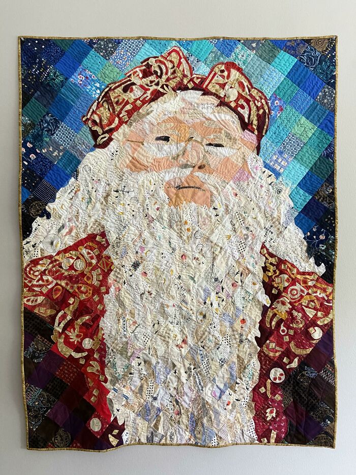 I’m A Quilter Who Saves Every Scrap. I Made This Dumbledore Quilt Using All Of The Tiny Scraps From My Stash