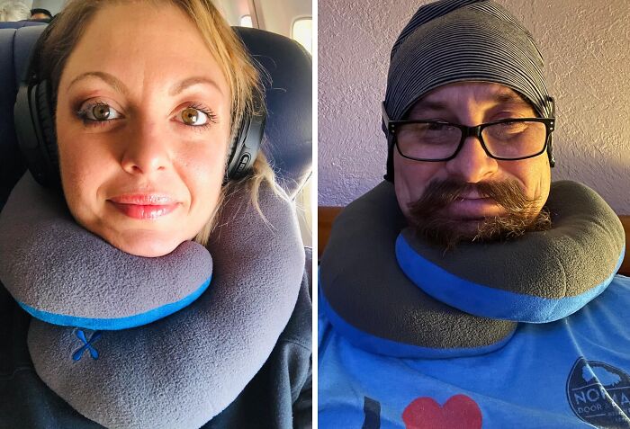 This Sturdy Neck Pillow Offers Double The Support