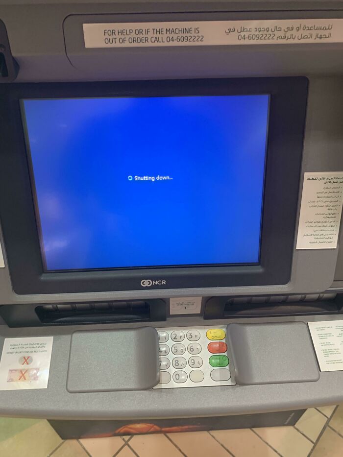 ATM Shut Down With My Card In It