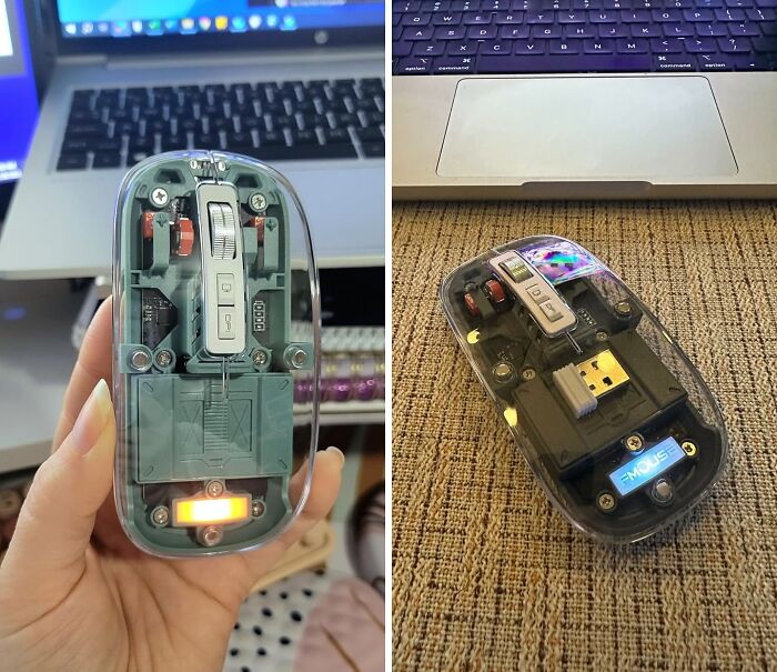 This Fully Transparent Silent Mouse Is The Biggest Throwback To The 90s. IYKYK
