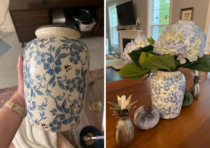 Add Some Vintage Whimsy To Any Room With This Sophisticated Vintage Chinoiserie Vase 