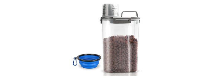 Tiovery Pet Food Container With Pour Spout