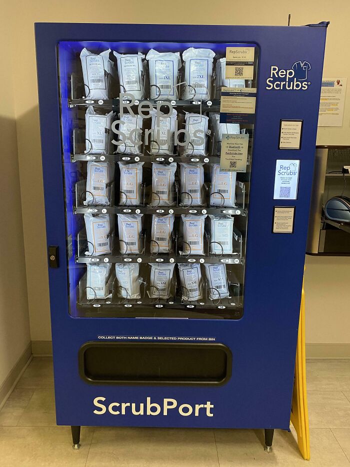 This Hospital Vending Machine Sells Scrubs