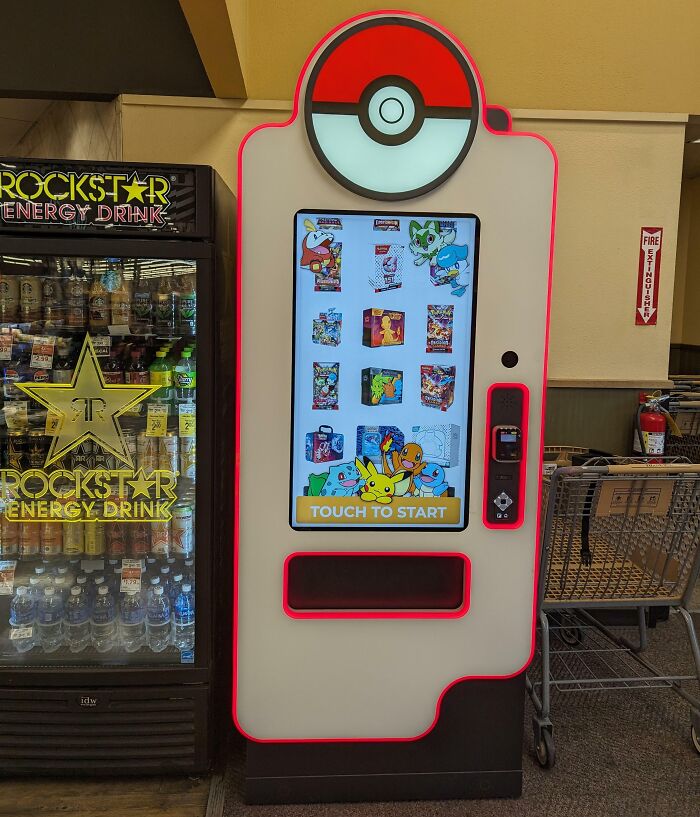 My Local Safeway Has A Pokemon Card Pack Vending Machine