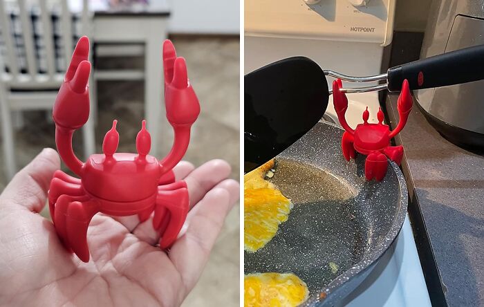  Crab Silicone Utensil Rest : Let Sebastian Lend You A Helping Claw When Cooking