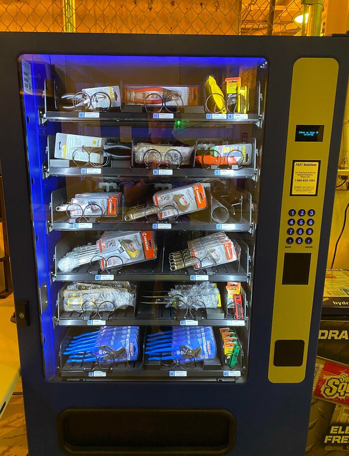 There’s A Vending Machine For Tools Where I Work