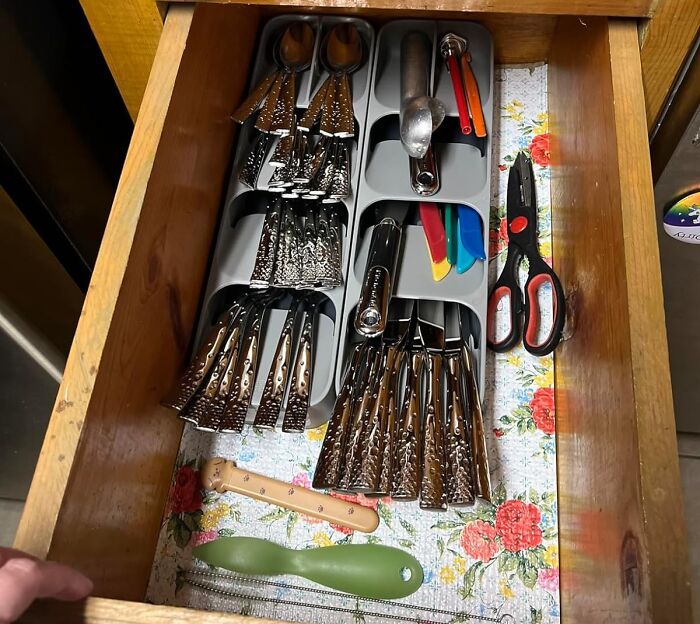 Stay Drawer-Matic, With The Compact Utensil Organizer