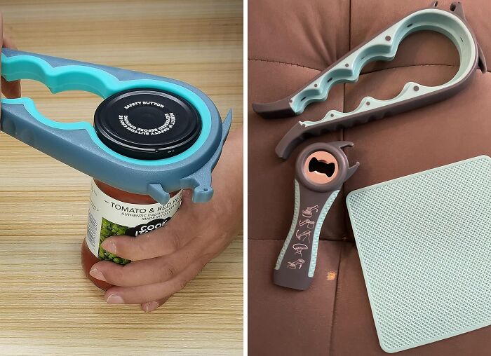 With The 6-In-1 Jar Opener And 5-In-1 Bottle Opener, Life Feels Less Twisted