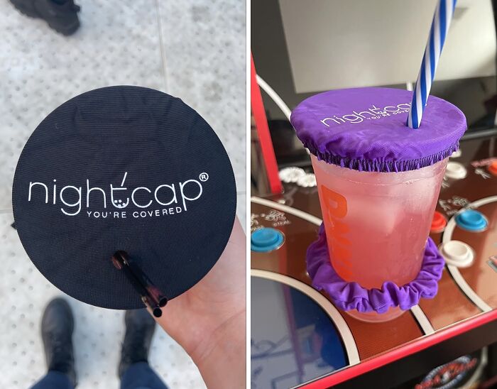 Keep Your Drink Un-Spiked With This Drink Cover Scrunchie