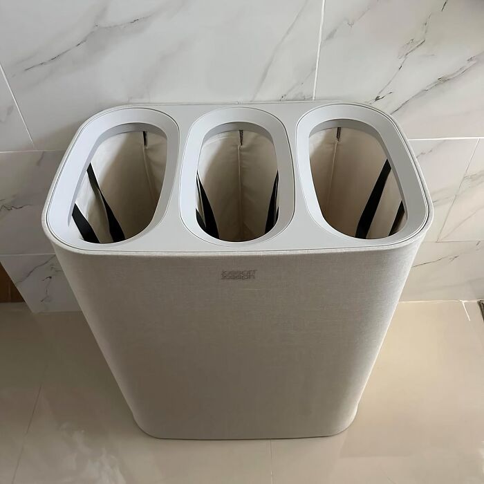 Split Your Whites And Colors With This Nifty Laundry Separation Basket 