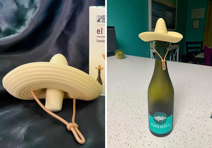 This Silicone Wine Stopper Turns Any Ocasion Into A Fiesta 