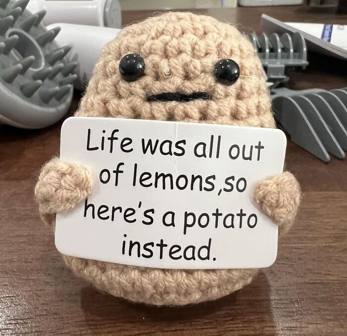 This Positive Potato Is Just Out Here Trying Its Best