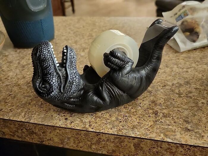 Let This T-Rex Tape Dispenser Chomp Off A Piece For You