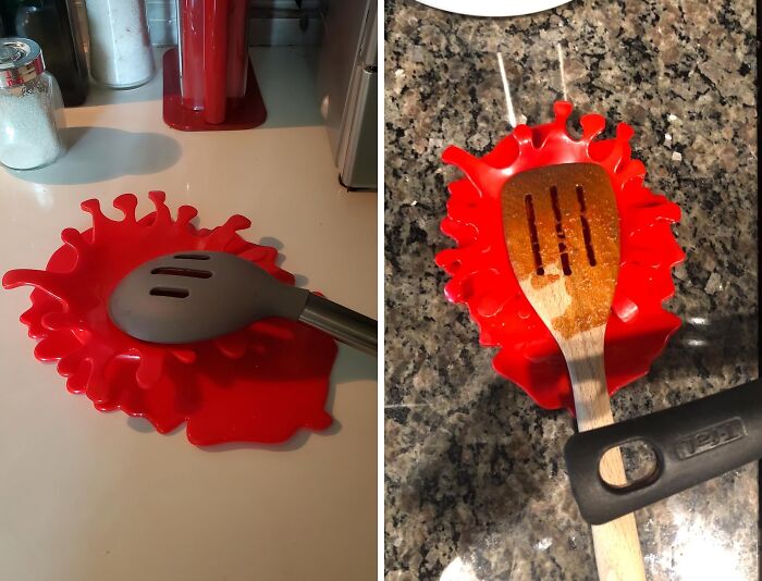 Spicing Up Cooking... With A Ketchup Shaped Spoon Rest