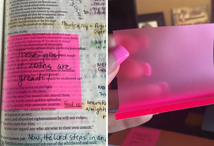 These Transparent Sticky Notes Are Both Sophisticated And Useful, A True 2-In-1