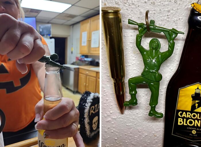 There's A Soldier On Bottle Duty! Try This Unique Bottle Opener