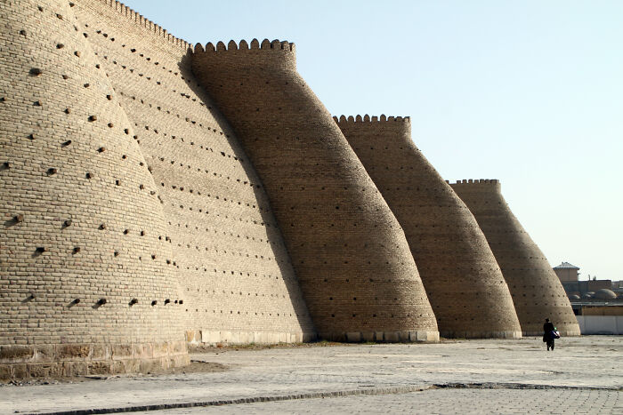 Walls Of The Ark Of Bukhara, A 5th Century Ad Fortress In Bukhara, Uzbekistan. (3456x2304)