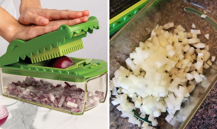 Stop Crying Crocodile Tears When Chopping Onions Thanks To This Croc Chop Veggie Chopper 