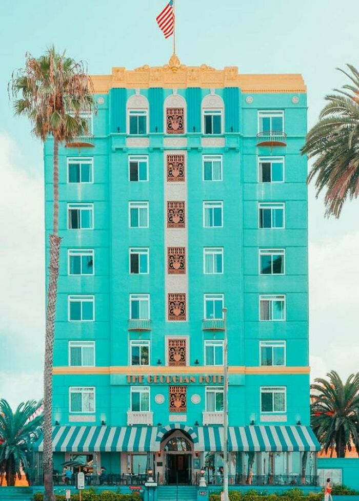 The Georgian Hotel Gives Me Wes Anderson Vibes