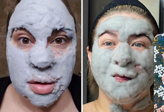  Bubbling Clay Mask : No One Has Ever Looked Good With A Face Mask On, You Might As Well Make It Funny!